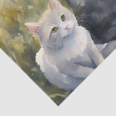 Papier Mousseline Papier de découpage Chats et feux d'artifice (Détail)