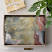 Papier Mousseline Papier de découpage Chats et feux d'artifice (Cadeau)