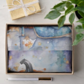 Papier Mousseline Papier de découpage Citrouille à chaussures en ver (Cadeau)