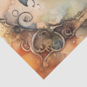 Papier Mousseline Papier de découpage Citrouille Jack-o'-lantern vin (Détail)