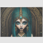 Papier Mousseline Papier de découpage Cleopatra égyptien (Recto)