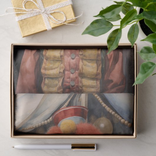 Papier Mousseline Papier de découpage Clown 3 (Cadeau)