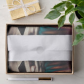 Papier Mousseline Papier de découpage Clown malin (Cadeau)