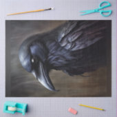 Papier Mousseline Papier de découpage Corbeau 2 (Artisanat)