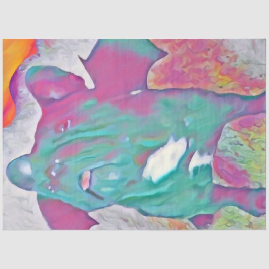 Papier Mousseline Papier de découpage couleur Chip-taureau français (Recto)