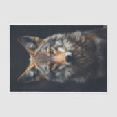 Papier Mousseline Papier de découpage Coyote 4 (Recto)