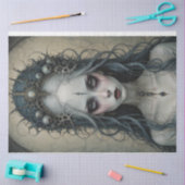 Papier Mousseline Papier de découpage crâne de Virginie Déplaisante (Artisanat)