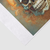 Papier Mousseline Papier de découpage crâne d'été (Détail)