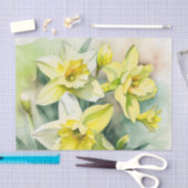 Papier Mousseline Papier de découpage DAFFODILS (Artisanat)