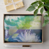 Papier Mousseline Papier de découpage DAHLIAS (Cadeau)