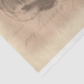 Papier Mousseline Papier de découpage de croquis de dame (Détail)