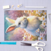 Papier Mousseline Papier de découpage de lapin d'aquarelle de printe (Artisanat)