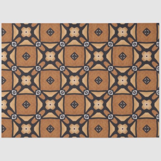 Papier Mousseline Papier de découpage de meubles textiles africains (Recto)