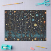 Papier Mousseline Papier de découpage de nuit de Noël lunatique (Artisanat)