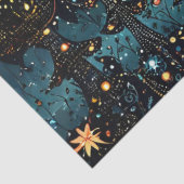 Papier Mousseline Papier de découpage de nuit de Noël lunatique (Détail)