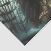 Papier Mousseline Papier de découpage de pirates mystiques à yeux do (Détail)