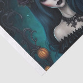 Papier Mousseline Papier de découpage de sorcière gothique (Détail)