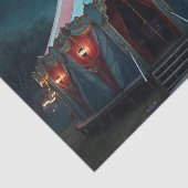 Papier Mousseline Papier de découpage de tente carnavalesque rose Dé (Détail)