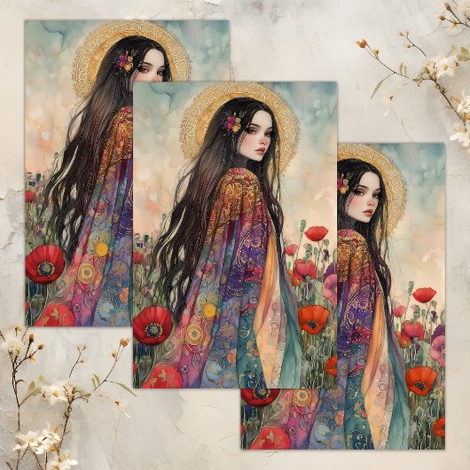 PAPIER MOUSSELINE PAPIER DE DÉCOUPAGE DE TISSU DE DÉCOUPAGE DES GODD