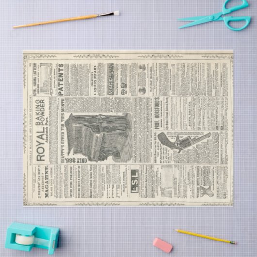 Papier Mousseline Papier de Decoupage d'éphémères (Artisanat)