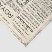 Papier Mousseline Papier de Decoupage d'éphémères (Détail)