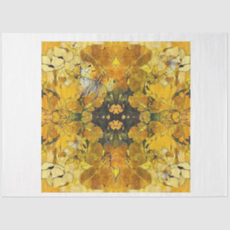 Papier Mousseline Papier de découpage des papillons d'or