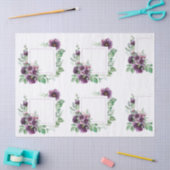 Papier Mousseline Papier de découpage du cadre floral (Artisanat)