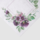 Papier Mousseline Papier de découpage du cadre floral (Détail)