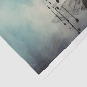 Papier Mousseline Papier de découpage éffrayant fille 5 (Détail)