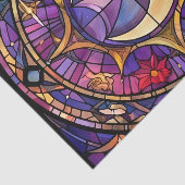 Papier Mousseline Papier de découpage en verre teint mi-lune (Détail)