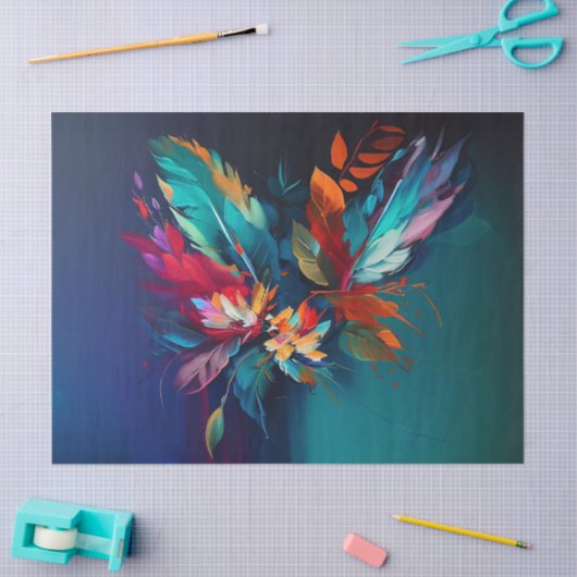 Papier Mousseline Papier de découpage, Enveloppement - Kaleidoscope (Artisanat)