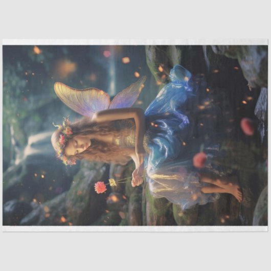 Papier Mousseline Papier de découpage Fairy 1 (Recto)