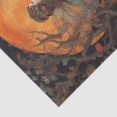 Papier Mousseline Papier de découpage fée d'automne enchaîné (Détail)