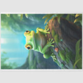 Papier Mousseline Papier de découpage Frog 2 (Recto)