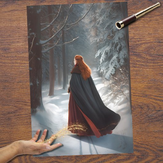 Papier Mousseline Papier de découpage Girin Forest 3