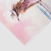 Papier Mousseline Papier de découpage Girl at the Beach 2 (Détail)