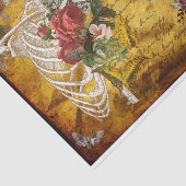 Papier Mousseline Papier de découpage Halloween enchantant : fleurs (Détail)