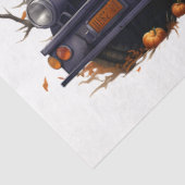 Papier Mousseline Papier de découpage Halloween Truck 3 (Détail)