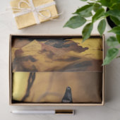 Papier Mousseline Papier de découpage Halloween Witch Chat 4 (Cadeau)