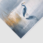 Papier Mousseline Papier de découpage Héron bleu 8 (Détail)