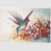 Papier Mousseline Papier de découpage Hummingbird 2 (Recto)