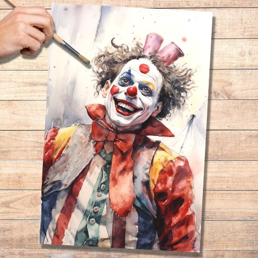 Papier Mousseline Papier de découpage Joker 1