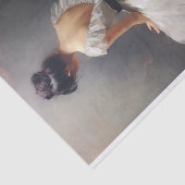 Papier Mousseline Papier de découpage La Fille 1 (Détail)