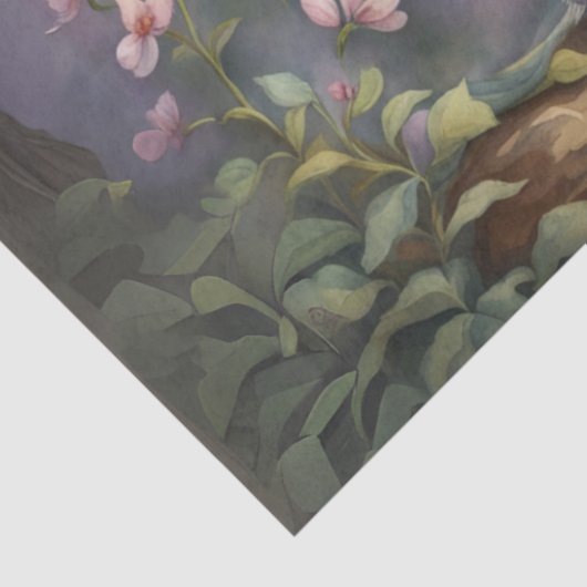 Papier Mousseline Papier de découpage lapin bébé (Détail)