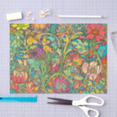 Papier Mousseline Papier de découpage MILLEFLEUR (Artisanat)