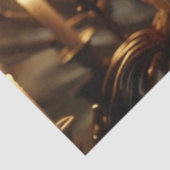 Papier Mousseline Papier de découpage mystérieux Arlequin femme (Détail)