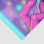 Papier Mousseline Papier de découpage Neon Lollipop | Papier Moussel (Détail)