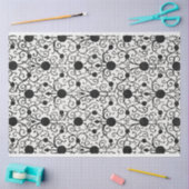 Papier Mousseline Papier de découpage noir et blanc (Artisanat)