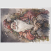 Papier Mousseline Papier de découpage Old Man Père Noël 3 (Recto)