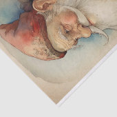 Papier Mousseline Papier de découpage Old Man Père Noël 7 (Détail)